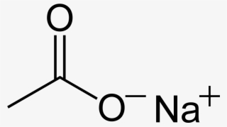 Sodium Acetate 2d Skeletal #7456147