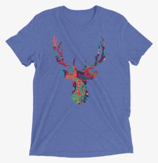 Paisley Stag Triblend T Shirt Swish Embassy #7457140