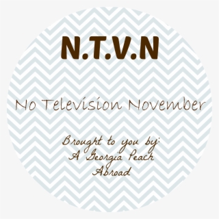 No Television November A Georgia Peach Abroad #7459001