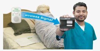 Fall Prevention Alert Bed Pad To Wireless Pager #7459475