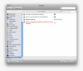 Secrets Prefpane Time Machine #7462923 Secrets Prefpane Time Machine #7462923