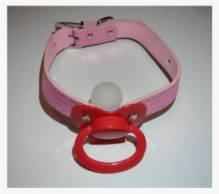 Pink Adult Pacifier Gag #7464089