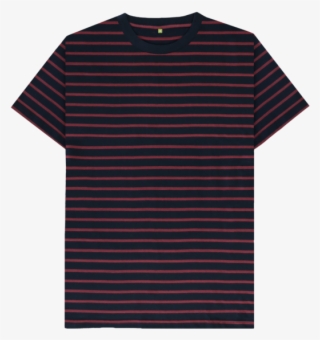 Red Stripes Men's Red Striped Organic T-shirt #7465345