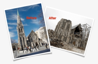 Christchurch Cathedral Before & After Via Jimbolt And #7470977