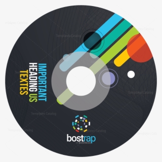 Colorful Cd Sleeve And Sticker Template #7471609