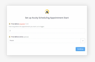 Acuity Appointment Reminder Zap #7473805