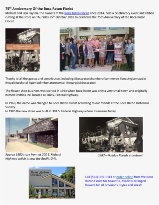 Our 75th Anniversary #7480853