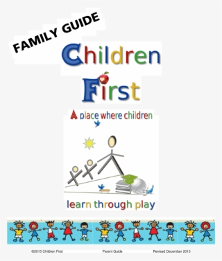 2015 Children First Parent Guide Revised December #7481672