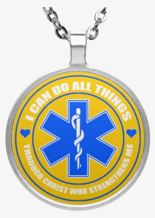 Ems Para Emt Christ Circle Necklace #7481726