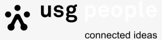 Usg Connected Ideas Logo Black And White #7486913