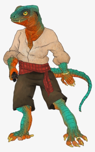 Reggie The Lizard Pirate #7487455