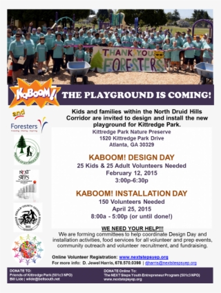 Kaboom Playground Installation @ Kittredge Park #7489116