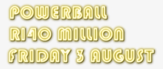 Tonight The Biggest Ever National Lottery Powerball #7490650