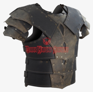 Mercenary Leather Cuirass With Pauldrons #7492381