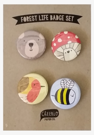 Forest Life Badge Set Cheerio Paper Co #7492382