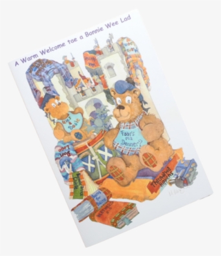 Scottish Birth Congratulations Card Teddies Boy #7492576