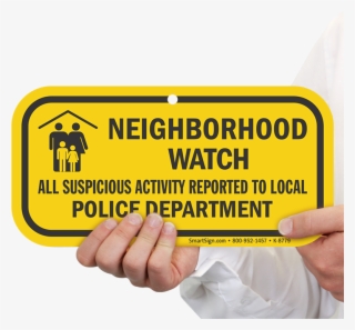 Neighborhood Watch, Suspicious Activity Reported To #7494148