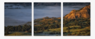 Theodore Roosevelt National Park Panoramic Canvas Set #7494806