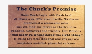 Chuck's Promise #7495172