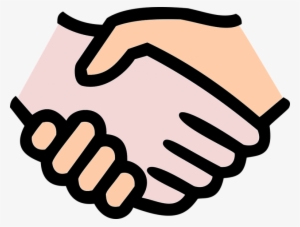 Download Free Printable Clipart And Coloring Pages - Line Drawing Shake Hands #750034