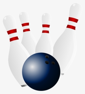 Bowling Png - Bowling Pins And Ball Png #750075