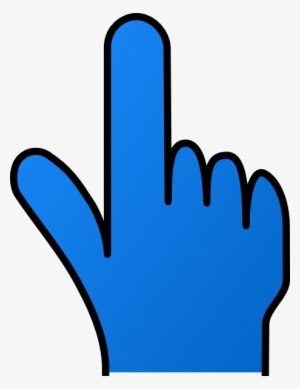 Clip Black And White Finger Without Shade Clip Art - Clip Art Finger Pointing Up #750152