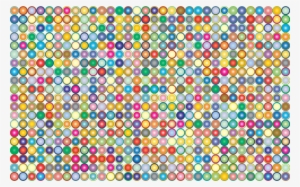 Textile Button Polka Dot Religion - Buttons Clipart Background #751104