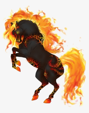 7 Kbyte, Laptop - Flaming Horse Drawing #751642