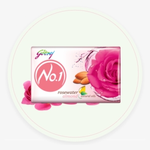 Rose & Almond Soap - Godrej No 1 Rose #752330
