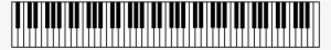 Musical Notes And Piano Notes - 88 Note Piano Keyboard #752357