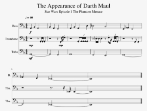 The Appearance Of Darth Maul Sheet Music 1 Of 1 Pages - Sheet Music #752655