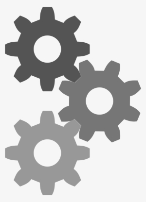 Cogs Vector Transparent - Grey Gears Png #753603