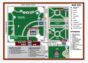 Via The City Of Chicago Website - Chicago Blues Festival 2018 Map #753810