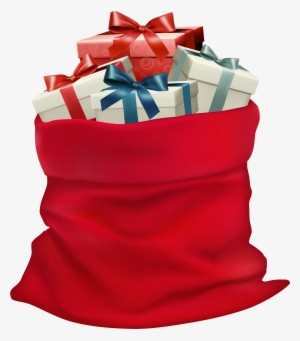 Christmas Sack With Gifts Png Clip Art Image - Christmas Toys Png #754108