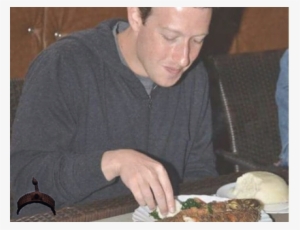 Mark Facebook Eating Pounded Yam - Pounded Yam And Vegetable #754110