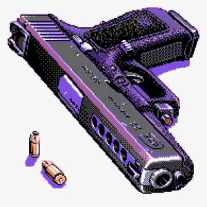 8 Bit Glock - Vaporwave Pixel #755241