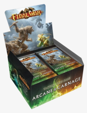 Arcane & Carnage Booster Box Final War Tcg Global - Action Figure #755297