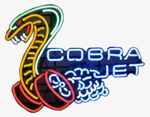 Automotive Neon Signs - Cobra Jet Logo #755380