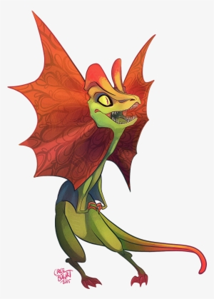 Jurassic Park Clipart Carnage - Jurassic World Dilophosaurus Eat Man #755460