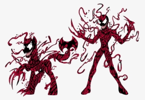 #1202378 - Artist - Edcom02, Artist - Jmkplover, Axe, - Carnage Symbiote Background #755478