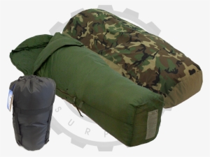 Warm Weather Sleep System - Tennier Woodland Camouflage Waterproof Bivy Cover #755619