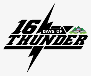 16 Days Of Thunder Logo - Metric Horsepower #756603
