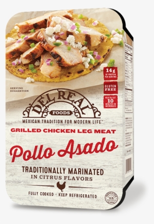 Del Real Shredded Chicken - 16 Oz Tray #758177