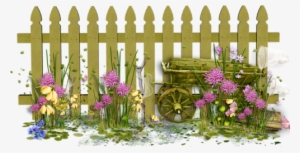 800 X - Fence Of Flower Png #758441