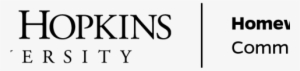 Jhu Hsa Community Living Horizontal Black Logo - Johns Hopkins University #758472