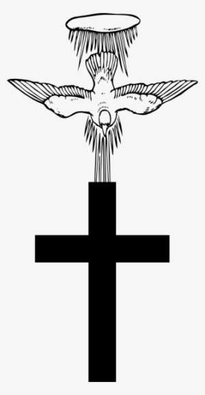 Spirit Clipart Holy Cross - Holy Cross With Dove - Free Transparent PNG ...