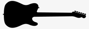 Electric Guitar Drawing Silhouette Musical Instruments - Guitar Silhouette Png #758615