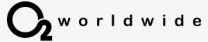 O2 Worldwide Horizontal Black Logo On No Background - Line Art #758678
