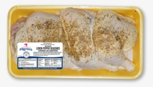 Lemon Pepper Seasoned Leg Quarters - Boneless Skinless Chicken Thighs #758721