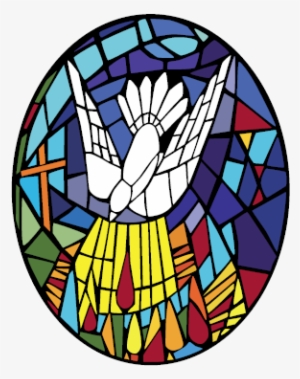 Contact Church Of The Holy Spirit - Holy Spirit Stained Glass Window Png #758865